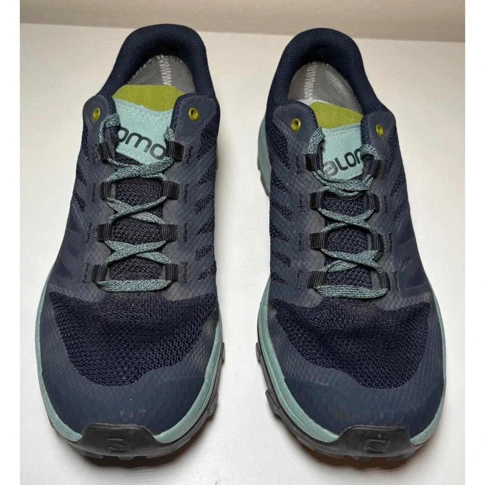 Salomon Outline Gore-Tex Blue Hiking Shoes | Women's Size 8 - Picture 8 of 11